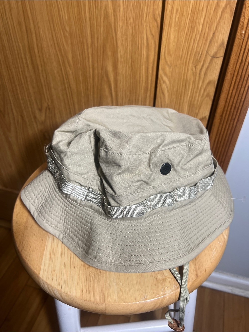 Propper Tan Tactical Bucket Hat with Chin Cord